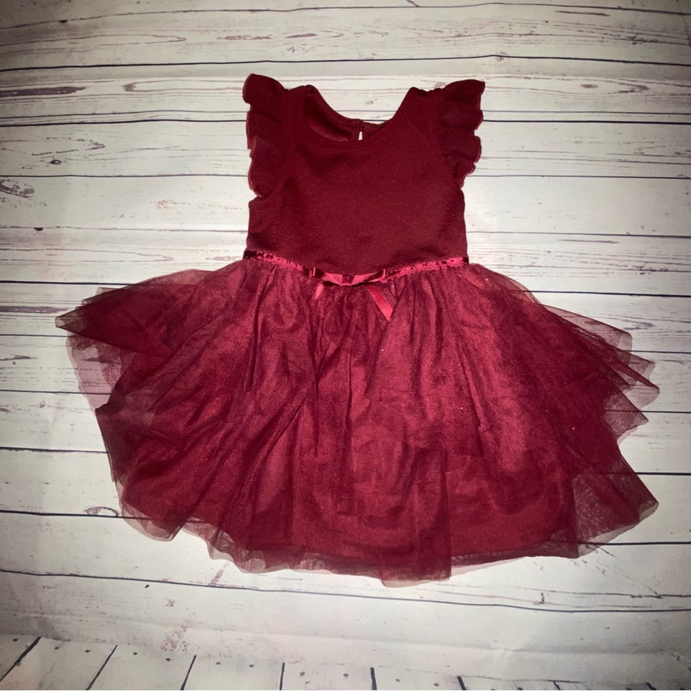 Lilt 3T maroon dress